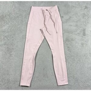 Alo Yoga Leggings Womens XS Pink Cargo Pockets Athletic Performance Gym Workout